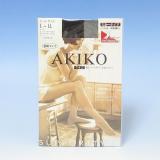 女装用品 AKIKO・着圧スルータイプパンティストッキング・ブラック